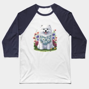 samoyed dog lover Baseball T-Shirt